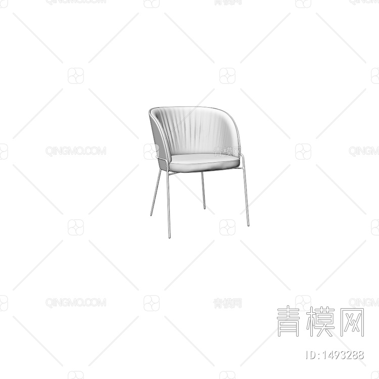 Chair Lunar单椅3D模型下载【ID:1493288】