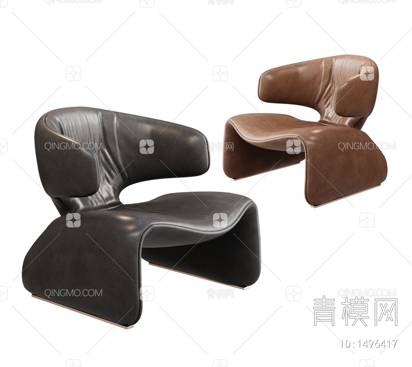 Minotti 休闲椅3D模型下载【ID:1496417】