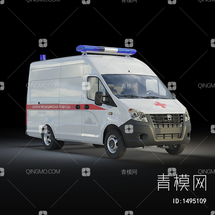 GAZelle Next社会车辆3D模型下载【ID:1495109】