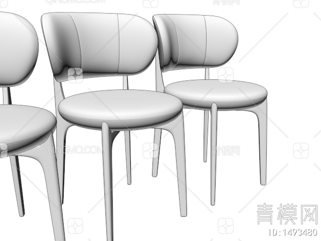 richmond 餐椅3D模型下载【ID:1493480】