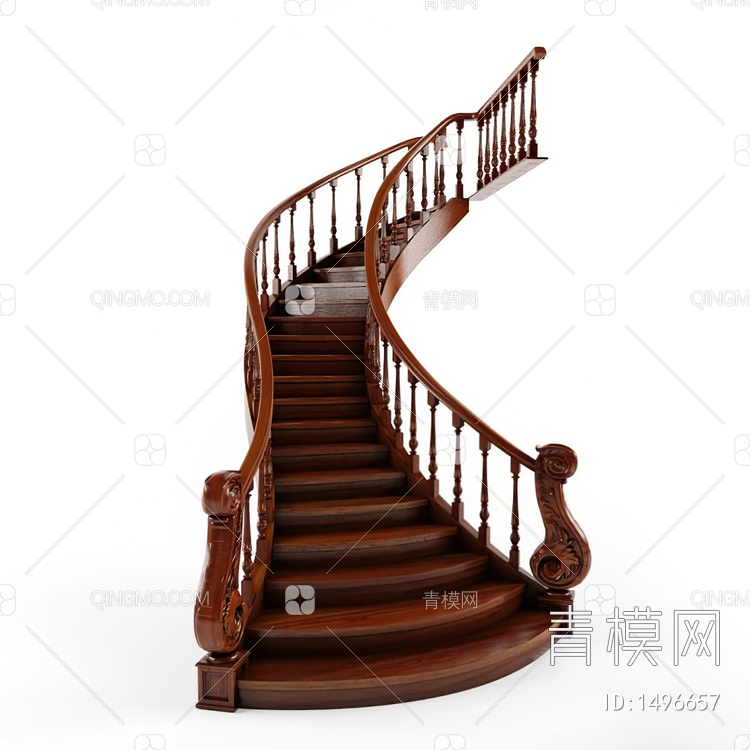 楼梯3D模型下载【ID:1496657】
