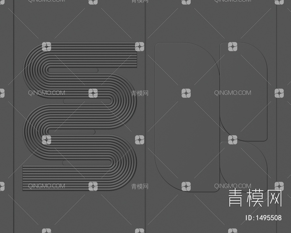 墙饰挂件3D模型下载【ID:1495508】