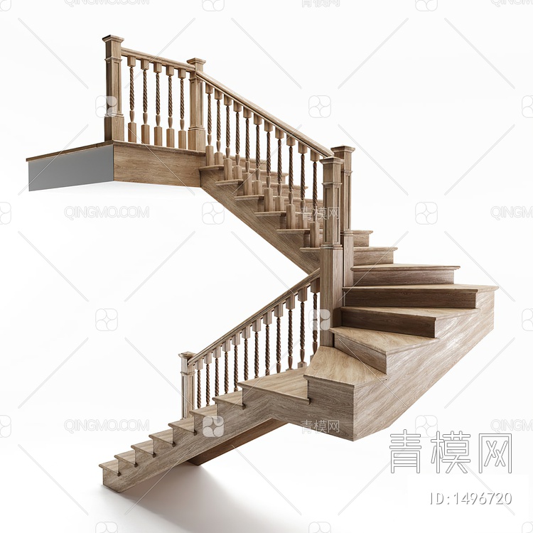 楼梯3D模型下载【ID:1496720】