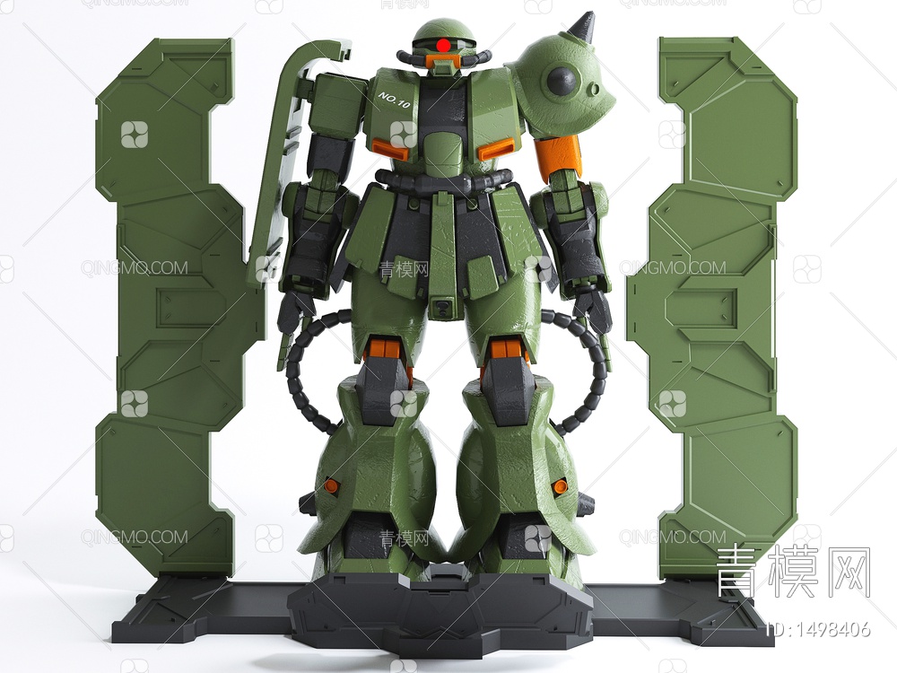 机甲战士3D模型下载【ID:1498406】
