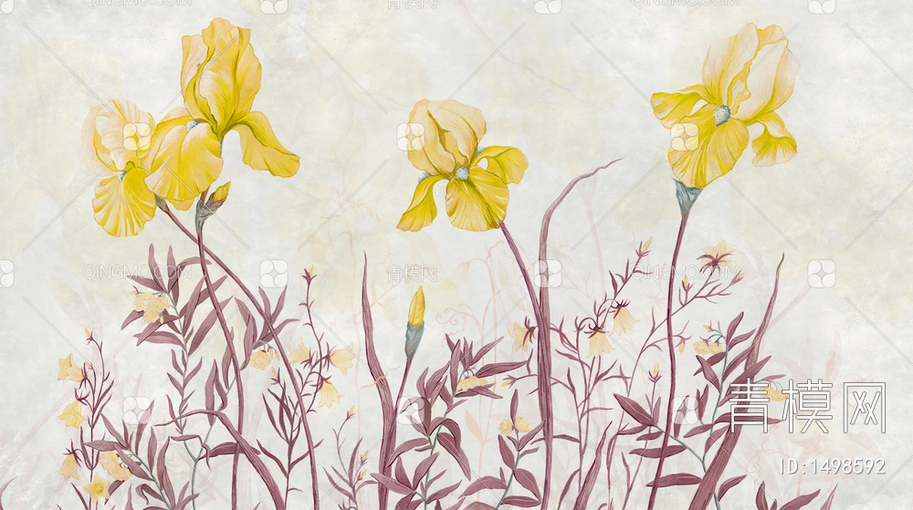 花卉壁纸 植物壁纸贴图下载【ID:1498592】