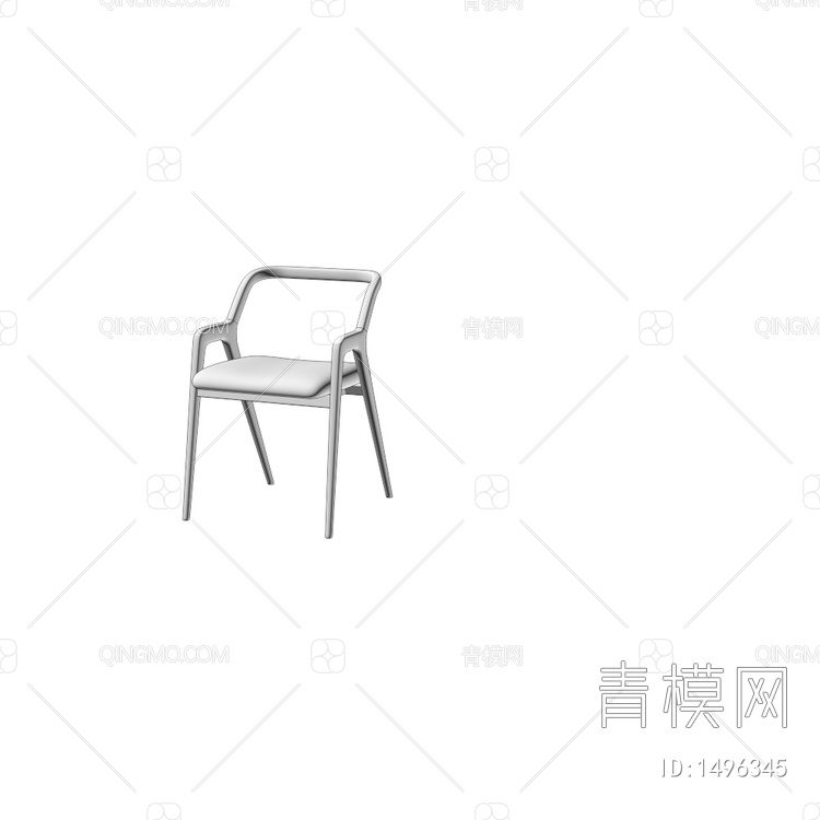In breve休闲单椅3D模型下载【ID:1496345】