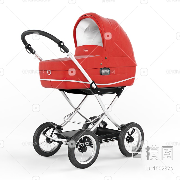 婴儿车3D模型下载【ID:1502876】
