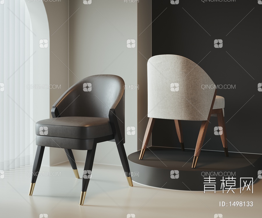 单椅3D模型下载【ID:1498133】