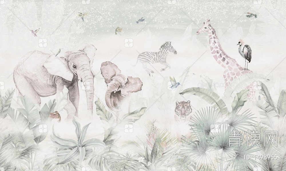 大象 动物壁纸贴图下载【ID:1498955】