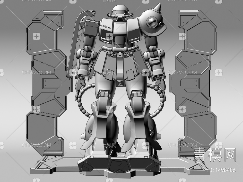 机甲战士3D模型下载【ID:1498406】