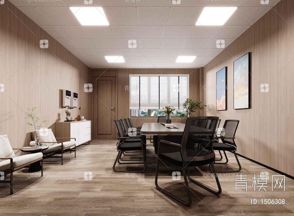 会议室，会议室，接待室3D模型下载【ID:1506308】