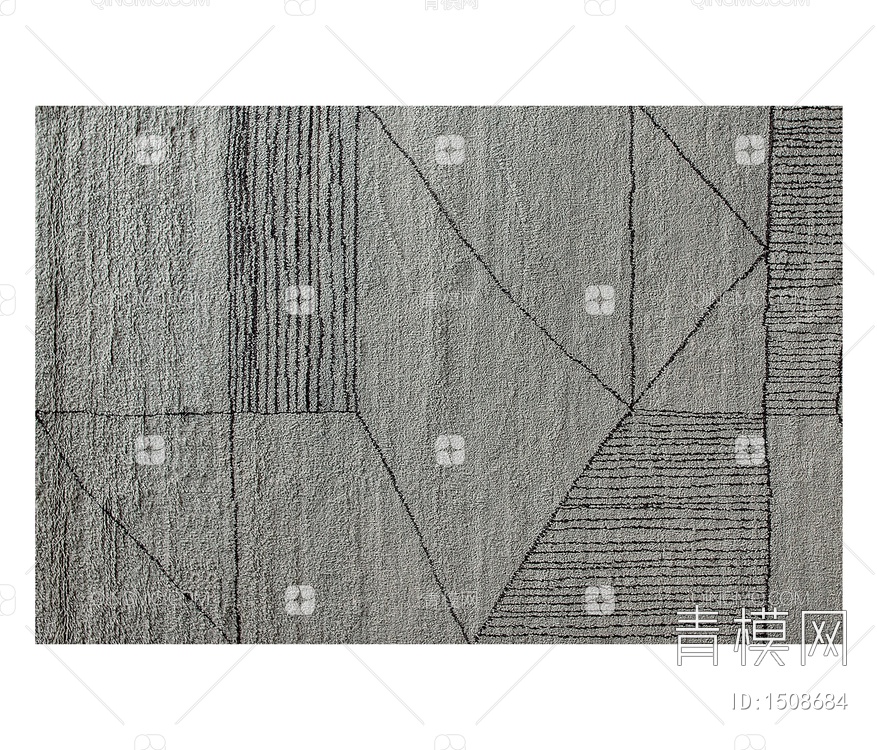 灰色黑条纹地毯贴图下载【ID:1508684】
