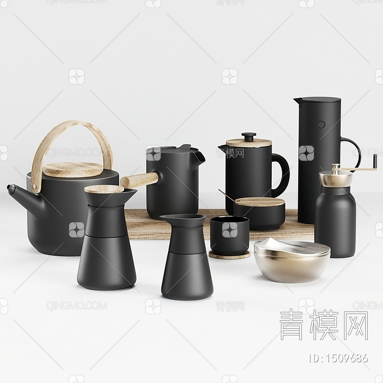 茶具3D模型下载【ID:1509686】