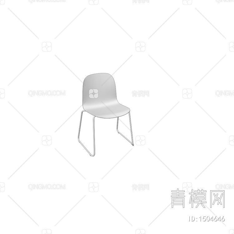 Visu chair单椅3D模型下载【ID:1504646】