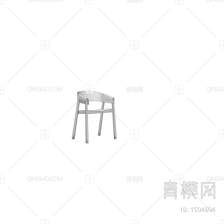 Cover armchair单椅3D模型下载【ID:1504604】