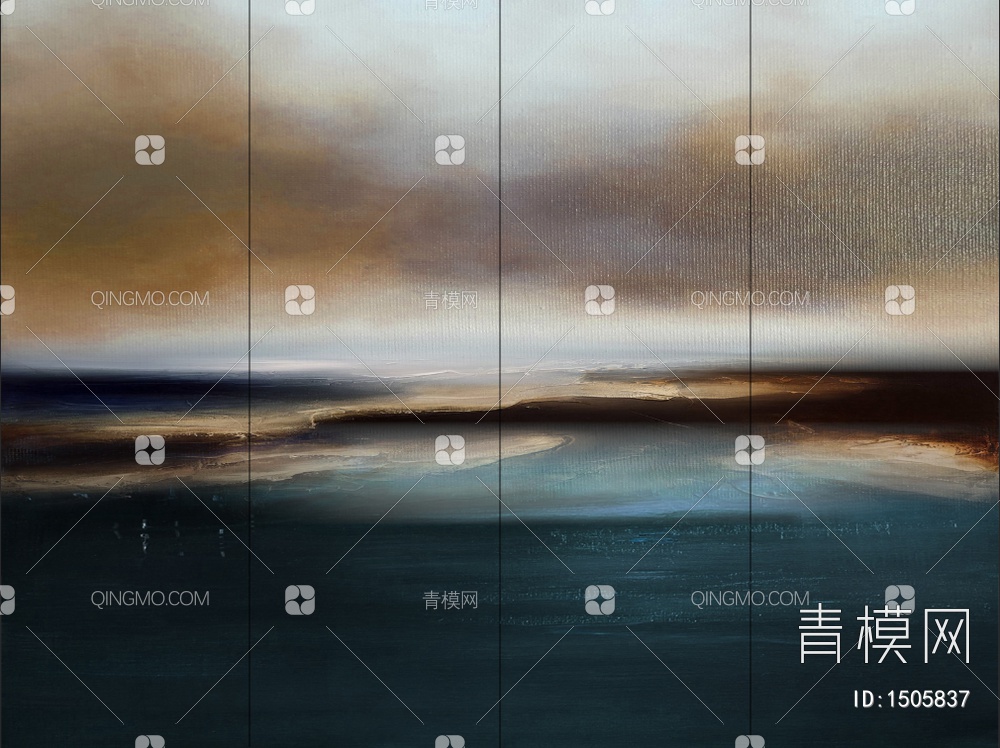湖山云彩 中式岩板贴图下载【ID:1505837】