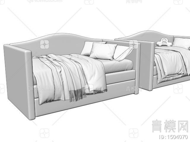儿童床3D模型下载【ID:1504070】