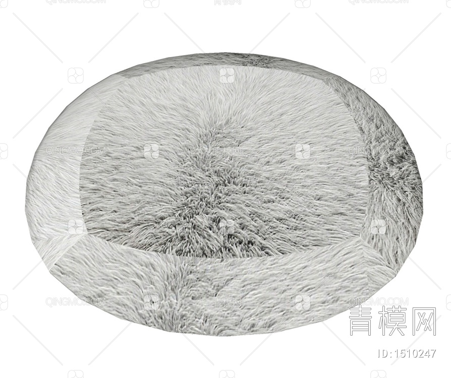 毛绒地毯SU模型下载【ID:1510247】