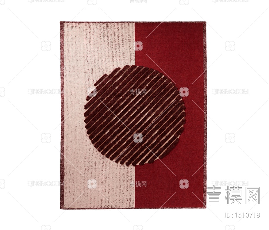 红色撞色地毯贴图下载【ID:1510718】