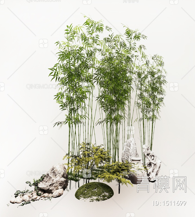 植物 竹子3D模型下载【ID:1511699】