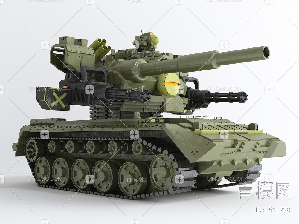 装甲车3D模型下载【ID:1511228】