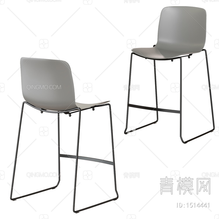 Alfa-H 吧椅3D模型下载【ID:1514441】