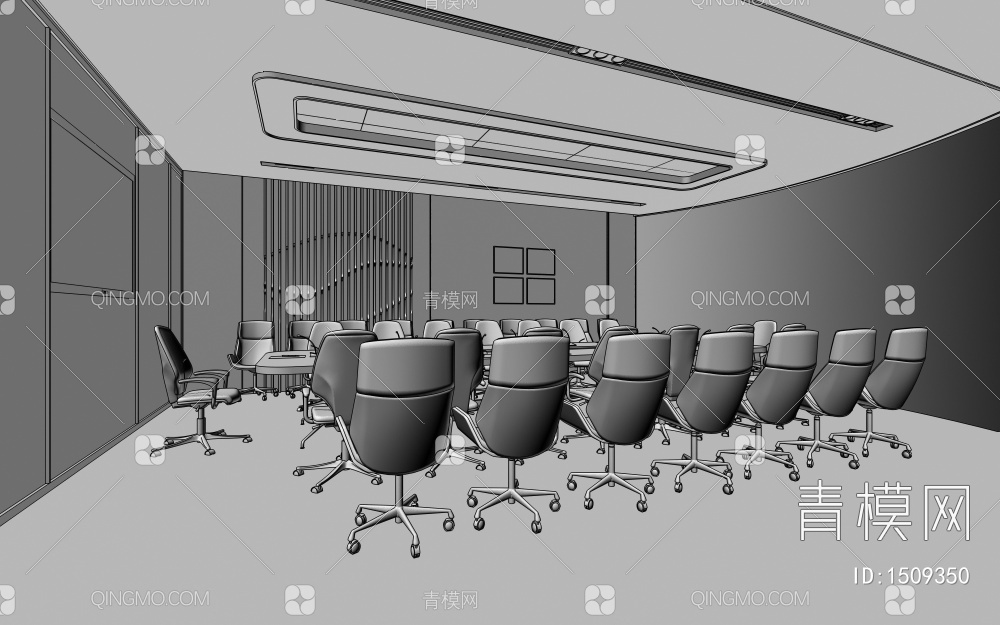 会议室3D模型下载【ID:1509350】