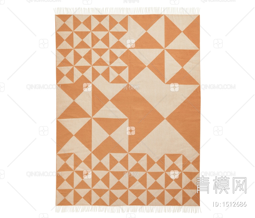 几何图形流苏地毯贴图下载【ID:1512686】