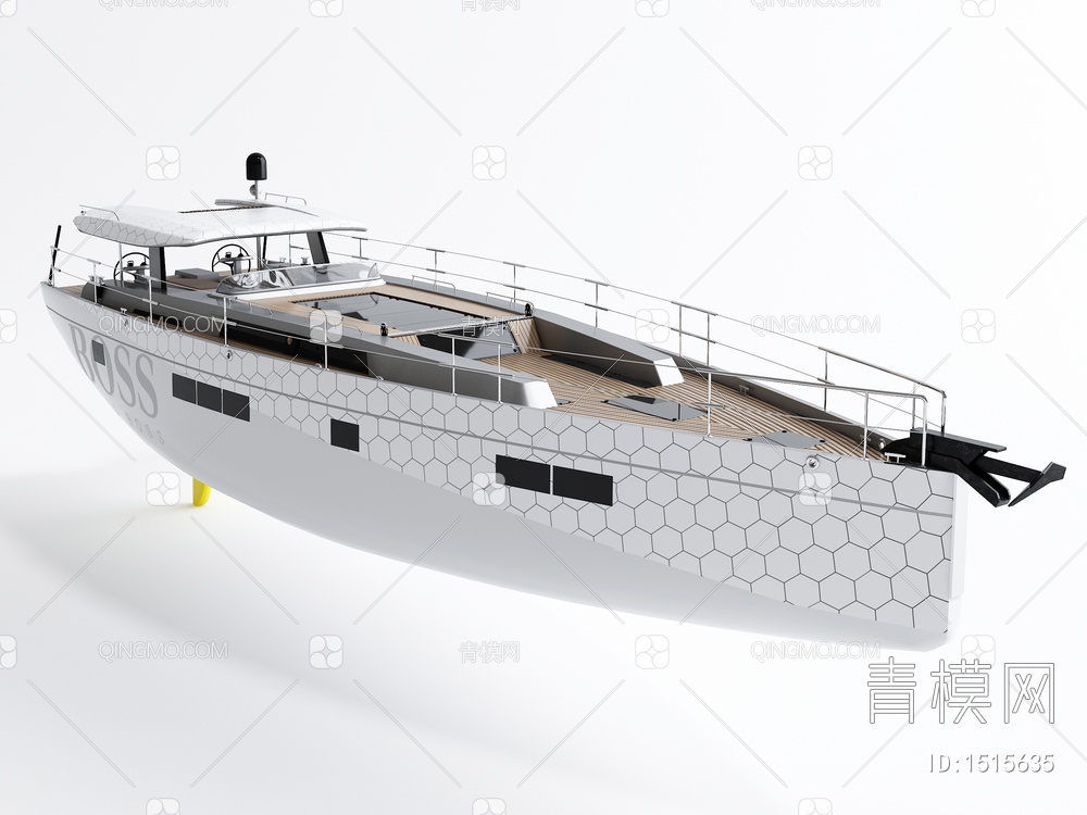游艇3D模型下载【ID:1515635】