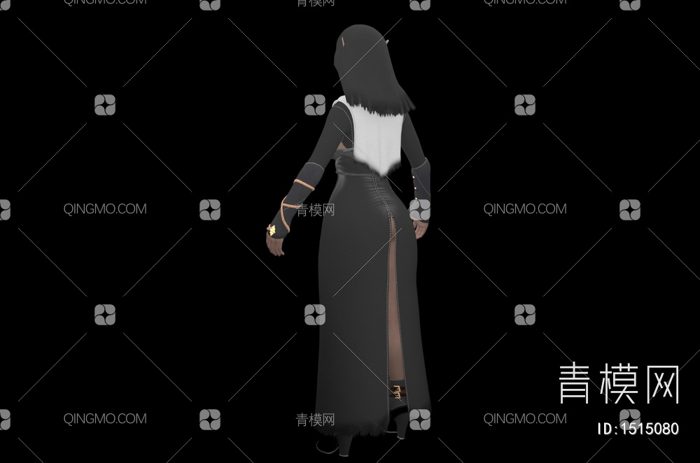 圣女修道士院女人修女数字人女人小姐姐美女模特长腿3D模型下载【ID:1515080】