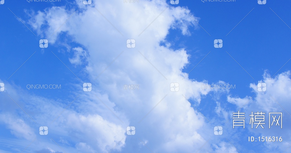 蓝天白云 超高清 天空背景贴图下载【ID:1516316】