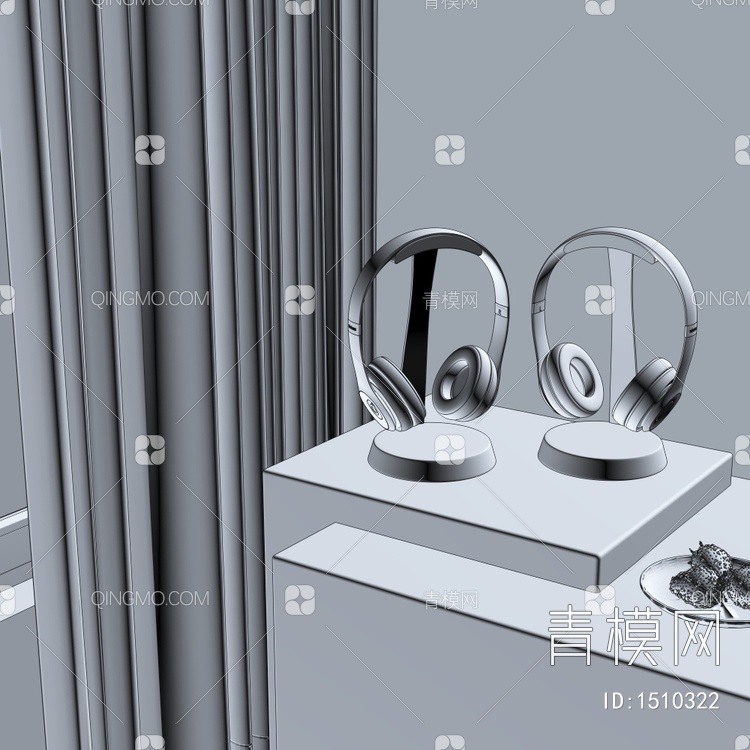 耳机3D模型下载【ID:1510322】