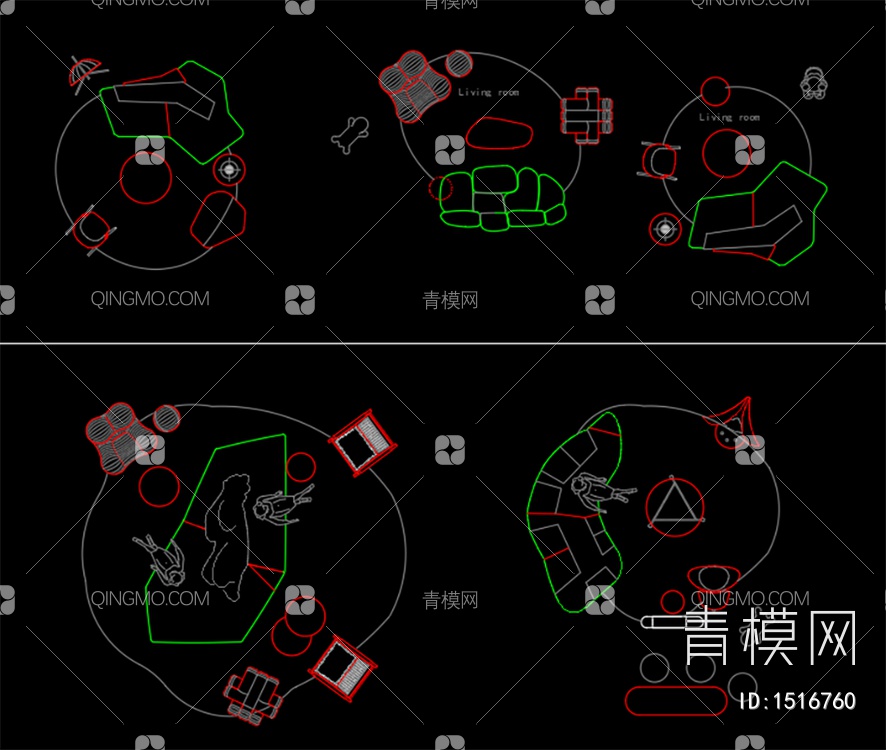 CAD2022库（设计师家具）【ID:1516760】