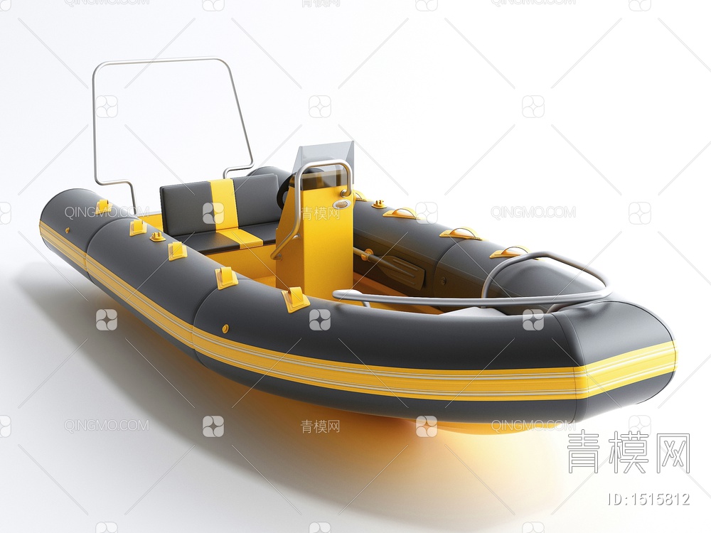 橡皮艇3D模型下载【ID:1515812】