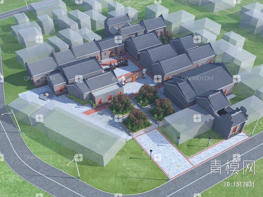 住宅建筑3D模型下载【ID:1517831】