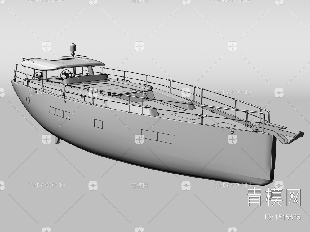 游艇3D模型下载【ID:1515635】