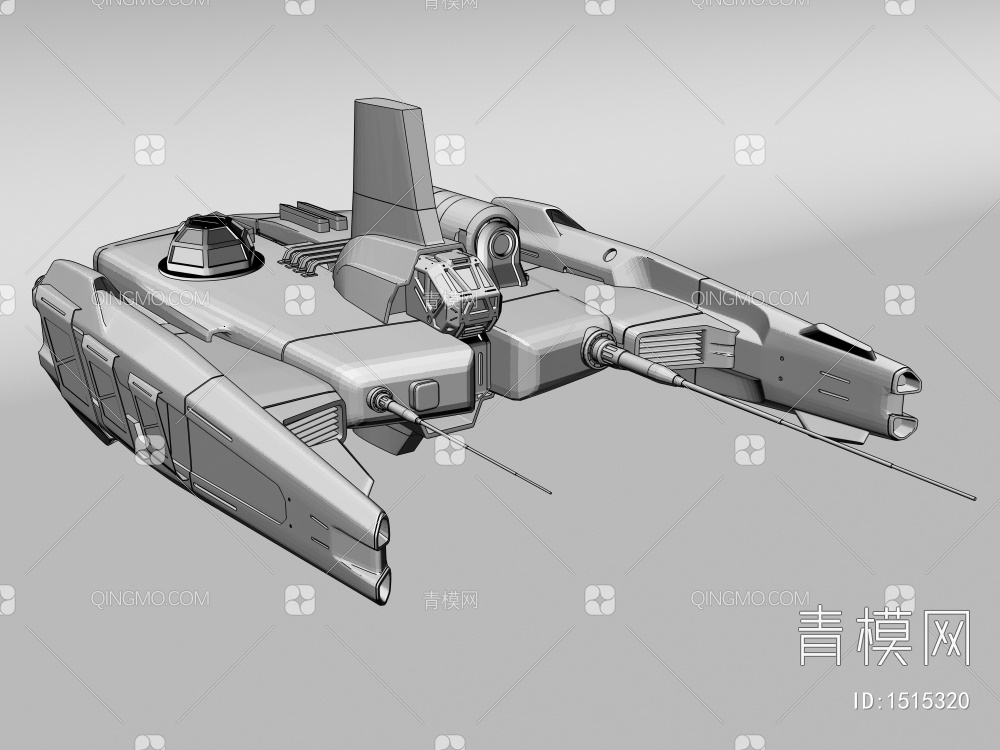 宇宙飞船3D模型下载【ID:1515320】