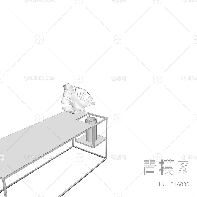 Console Object茶几3D模型下载【ID:1516880】