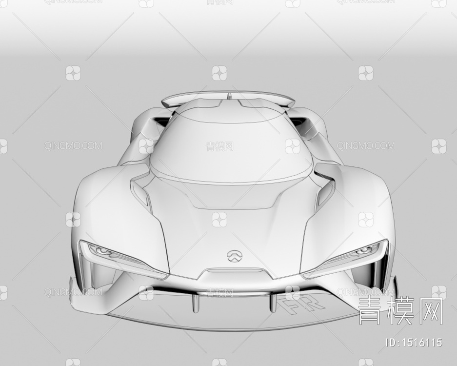 2018款蔚来EP9新能源电动超级跑车3D模型下载【ID:1516115】