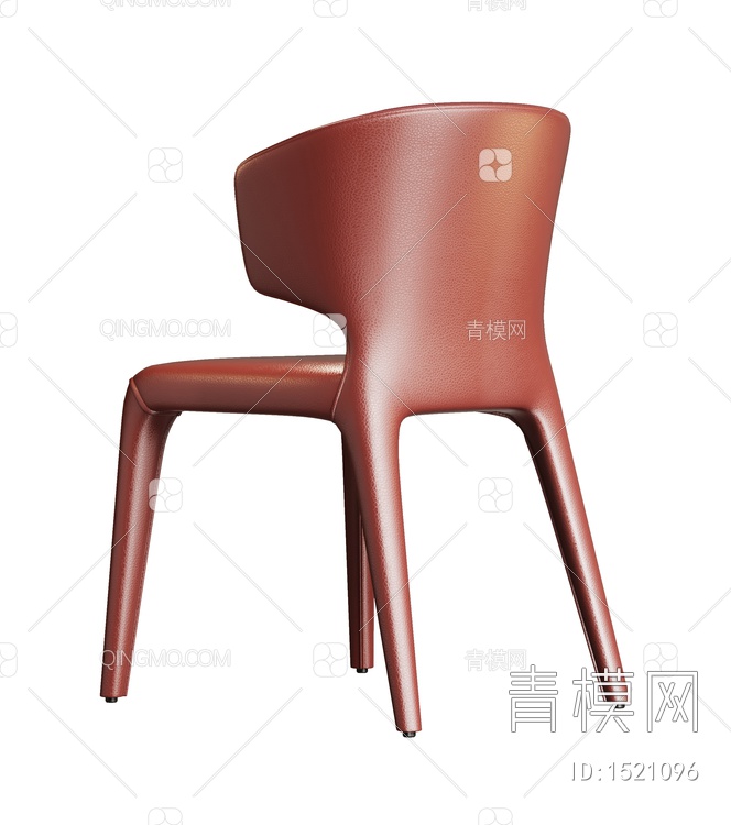 单椅  餐椅  椅子3D模型下载【ID:1521096】