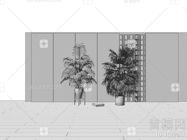 家居植物盆栽 绿植盆景3D模型下载【ID:1522014】