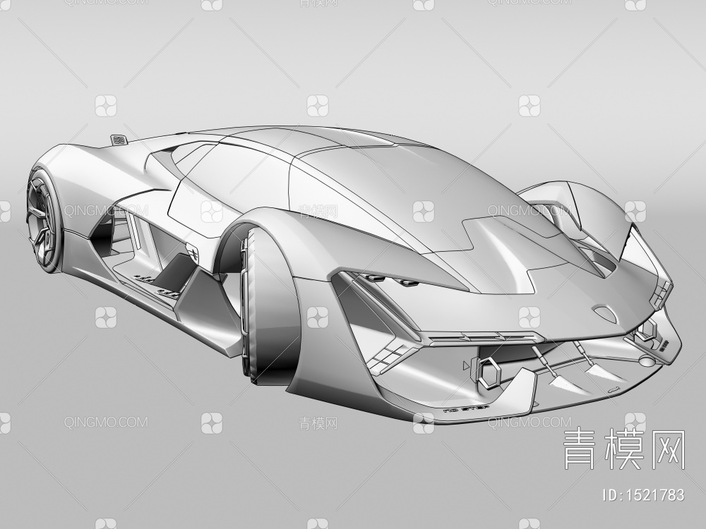 跑车3D模型下载【ID:1521783】