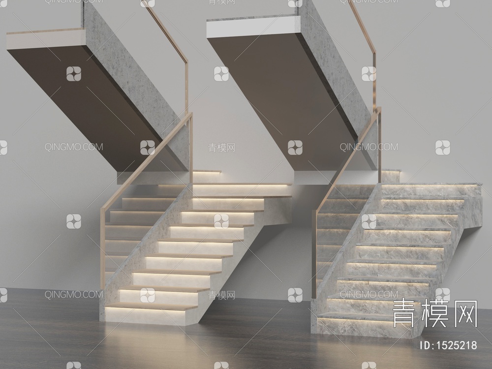 楼梯3D模型下载【ID:1525218】