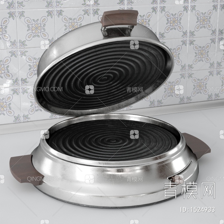 厨房电器电面饼机3D模型下载【ID:1524933】