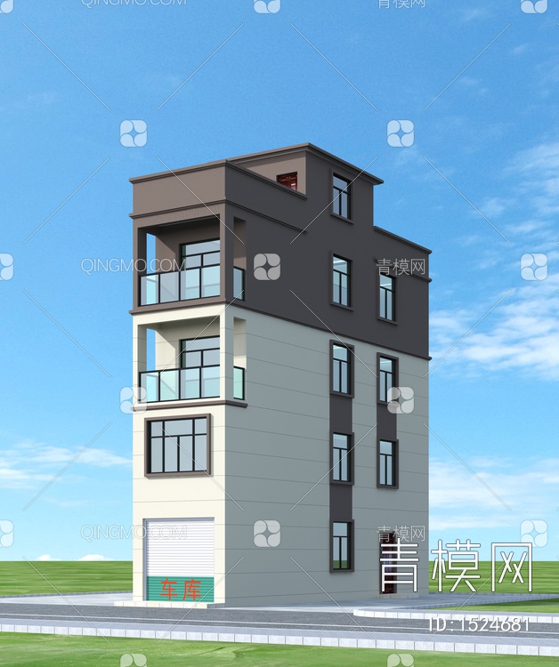 住宅3D模型下载【ID:1524681】