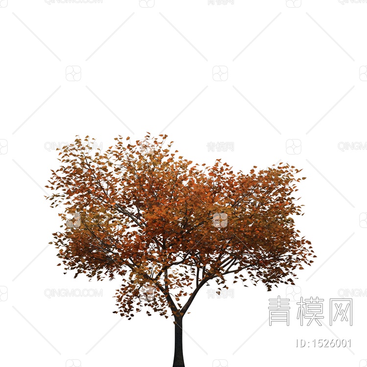 彩色树 彩色乔木 有色树psd下载【ID:1526001】