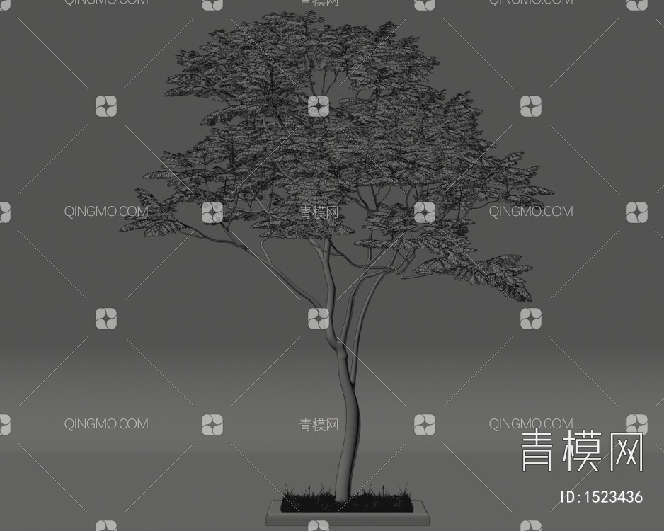 树木3D模型下载【ID:1523436】