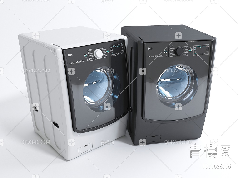 洗衣机3D模型下载【ID:1526505】