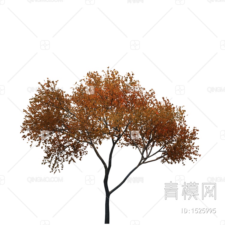 彩色树 彩色乔木 有色树psd下载【ID:1525995】