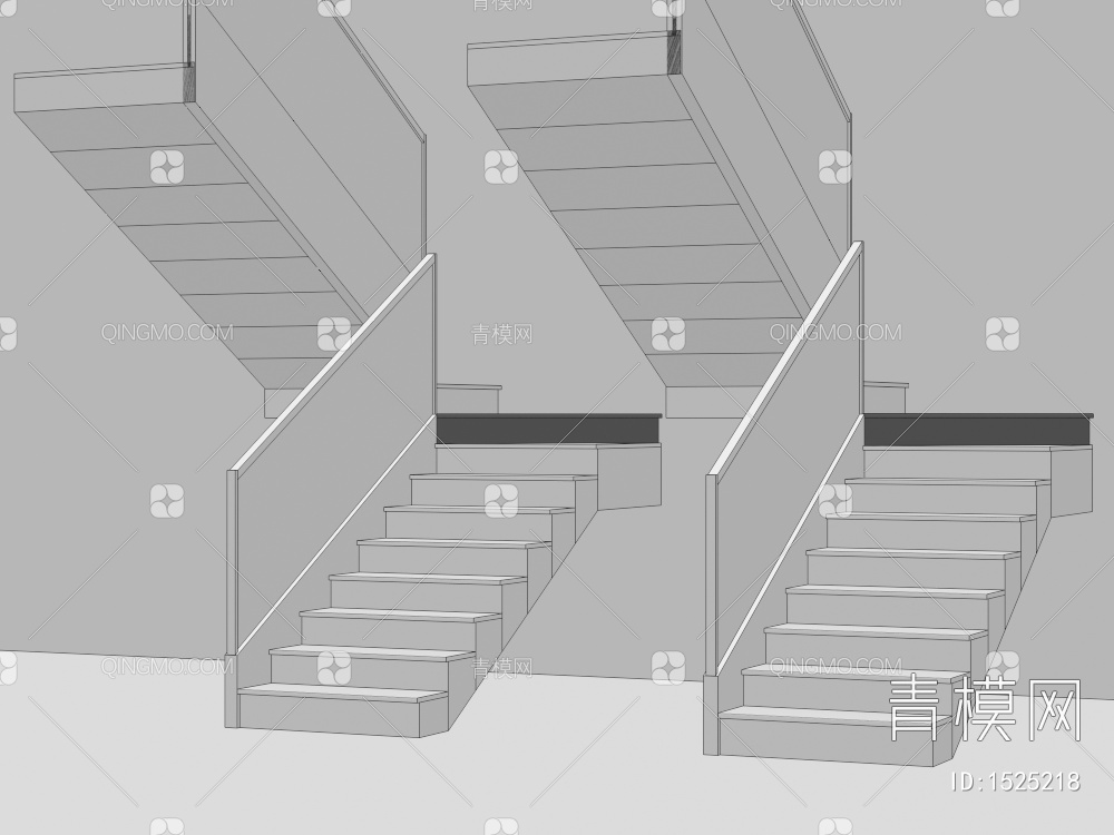 楼梯3D模型下载【ID:1525218】